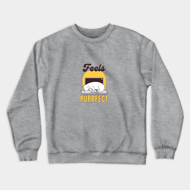 Feels Purrfect Crewneck Sweatshirt by LadyAga